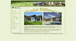 Desktop Screenshot of gaestehaus-koepf.de